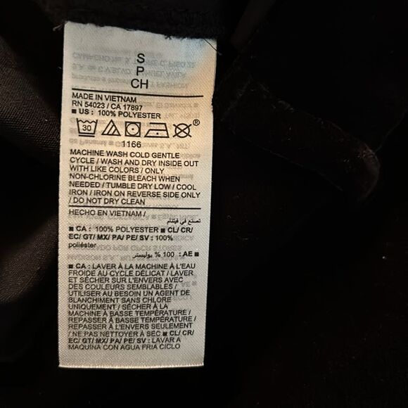 Old Navy Black Extra High Rise Velvet Wide Leg Pants(Size Small) - Picture 8 of 10